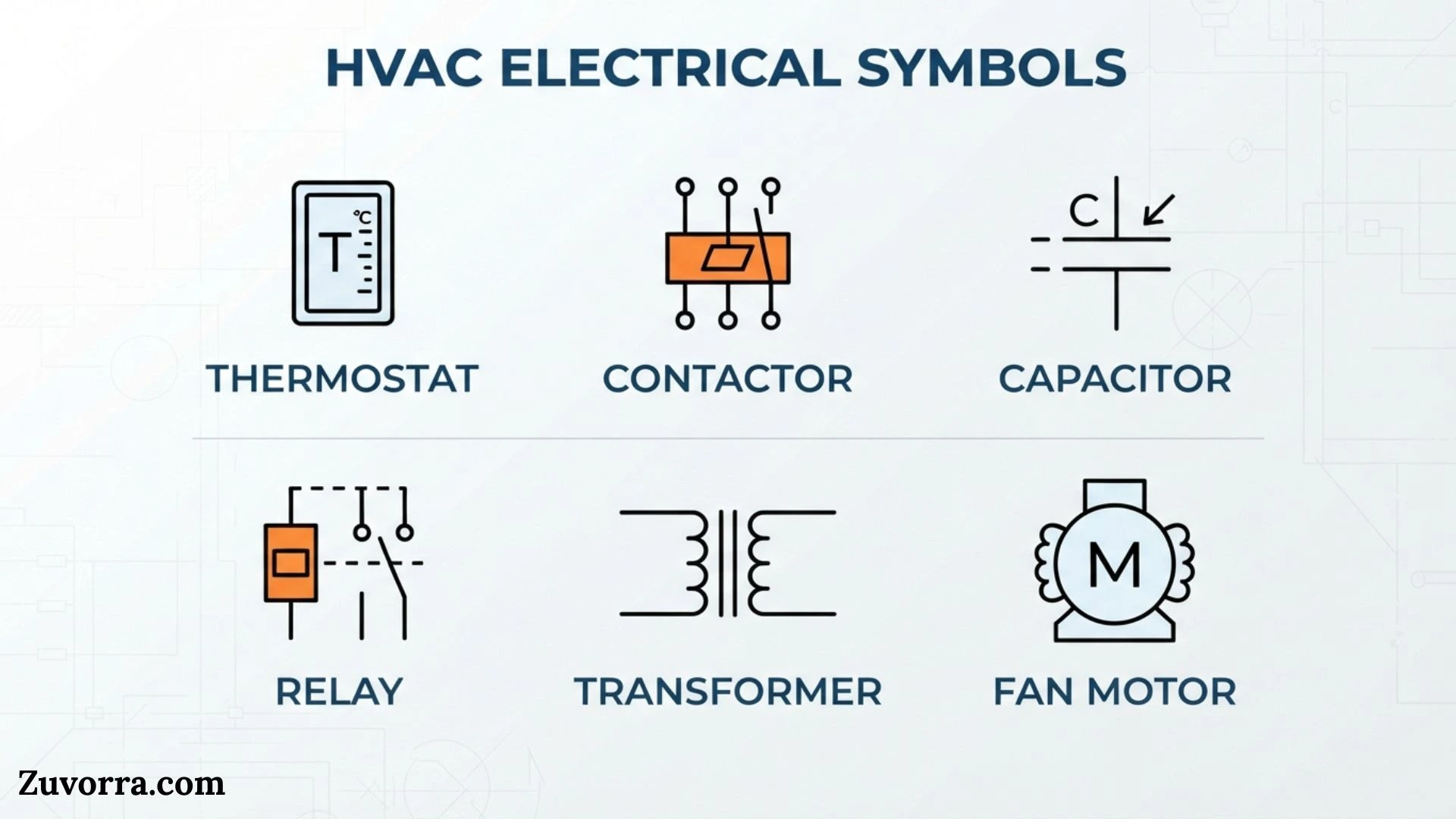 HVAC Electrical Symbols: Complete Guide to Wiring and Control Diagrams